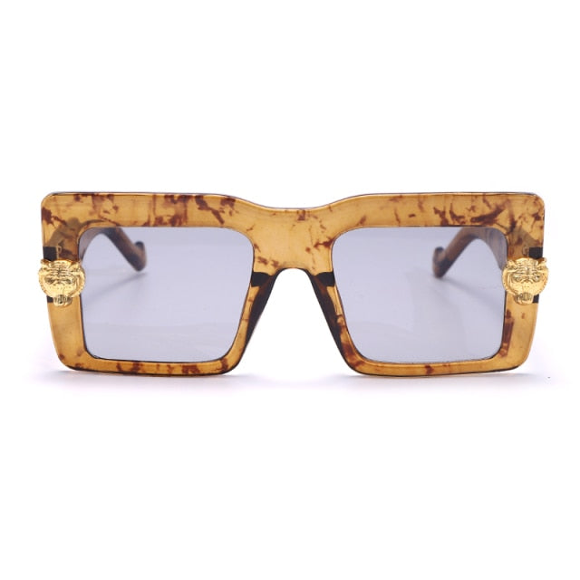 Square Sunglasses Men Luxury Brand Designer Men Eyeglasses Luxury