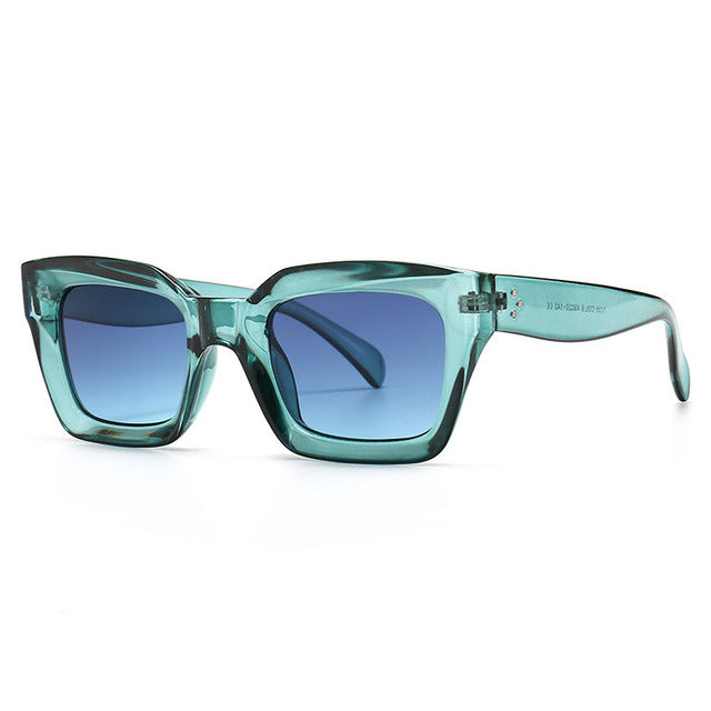 SHAUNA Retro Double Bridges Square Sunglasses Women Gradient Shades UV400  Fashion Brand Designer Rivets Men Sun Glasses - AliExpress