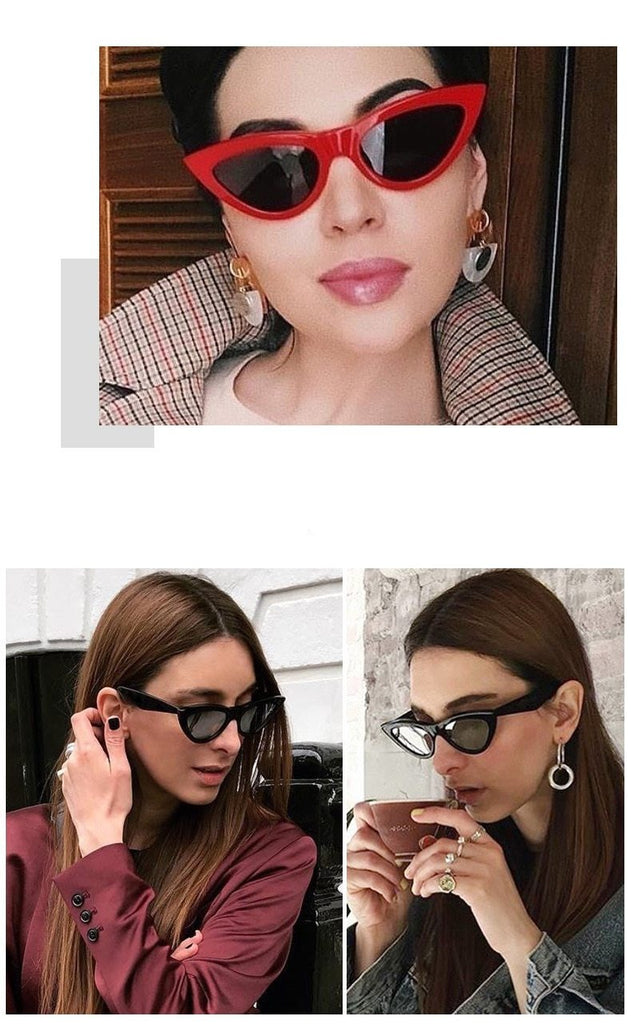 Calanovella Trendy Retro Cool Triangle Sunglasses