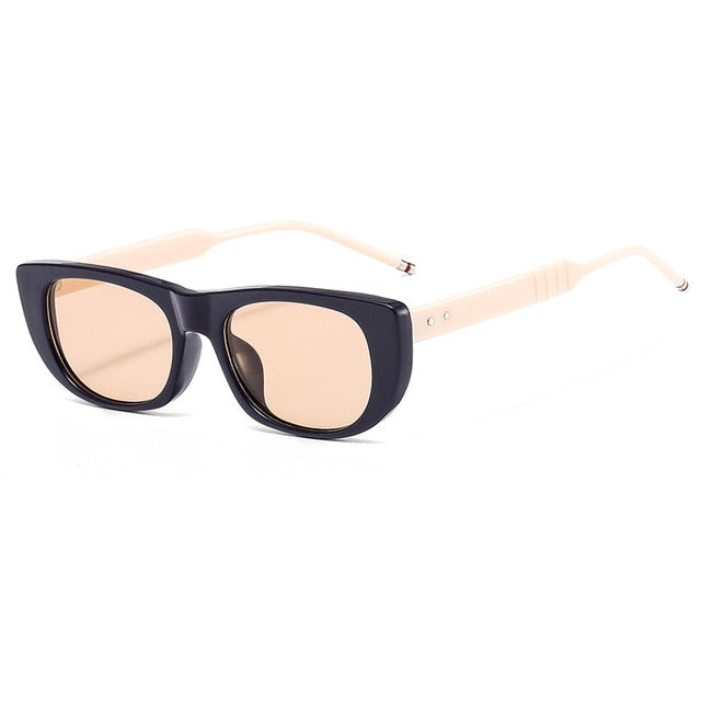 Calanovella Women's Wide Rectangle Sunglasses