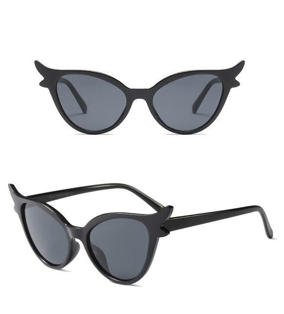 Cateye Vintage Sunglasses For Women Retro Fashion Cat Eye Sun