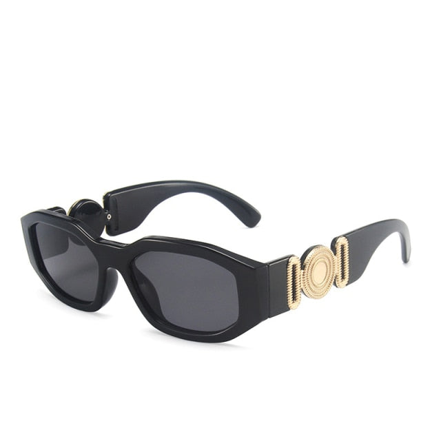 Calanovella Thick Frame Rectangle Sunglasses UV400