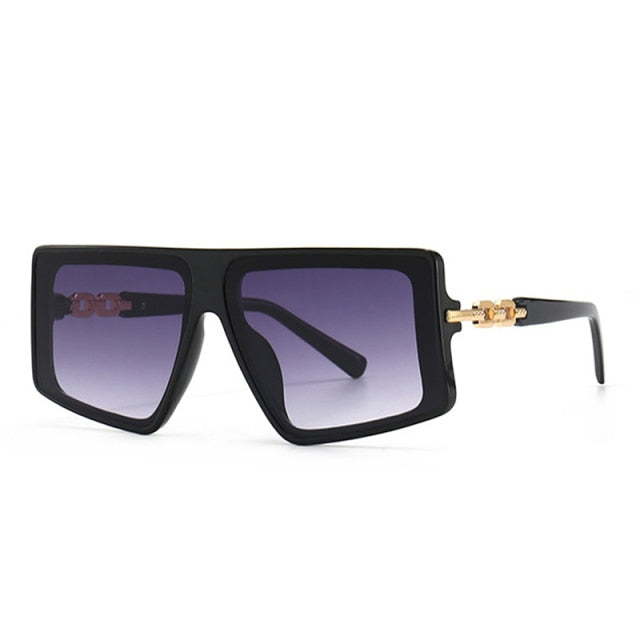 Calanovella Trendy Fashion Colorful Tinted Square Sunglasses UV400